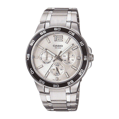 Casio Classic Multifunction Stainless Steel Watch