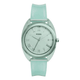 Jude Three-Hand Mint Green Silicone Watch