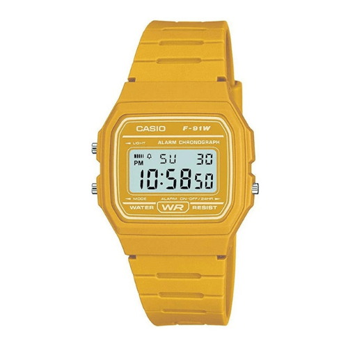 Vintage F-91W Color (Mustard Yellow)