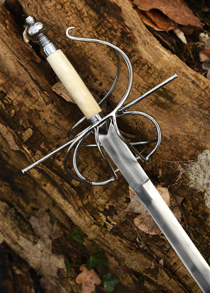 Edler Italienischer Rapier, 16. Jh. mit Knochengriff