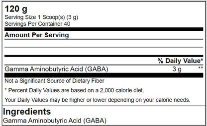 GN GABA Powder 120g