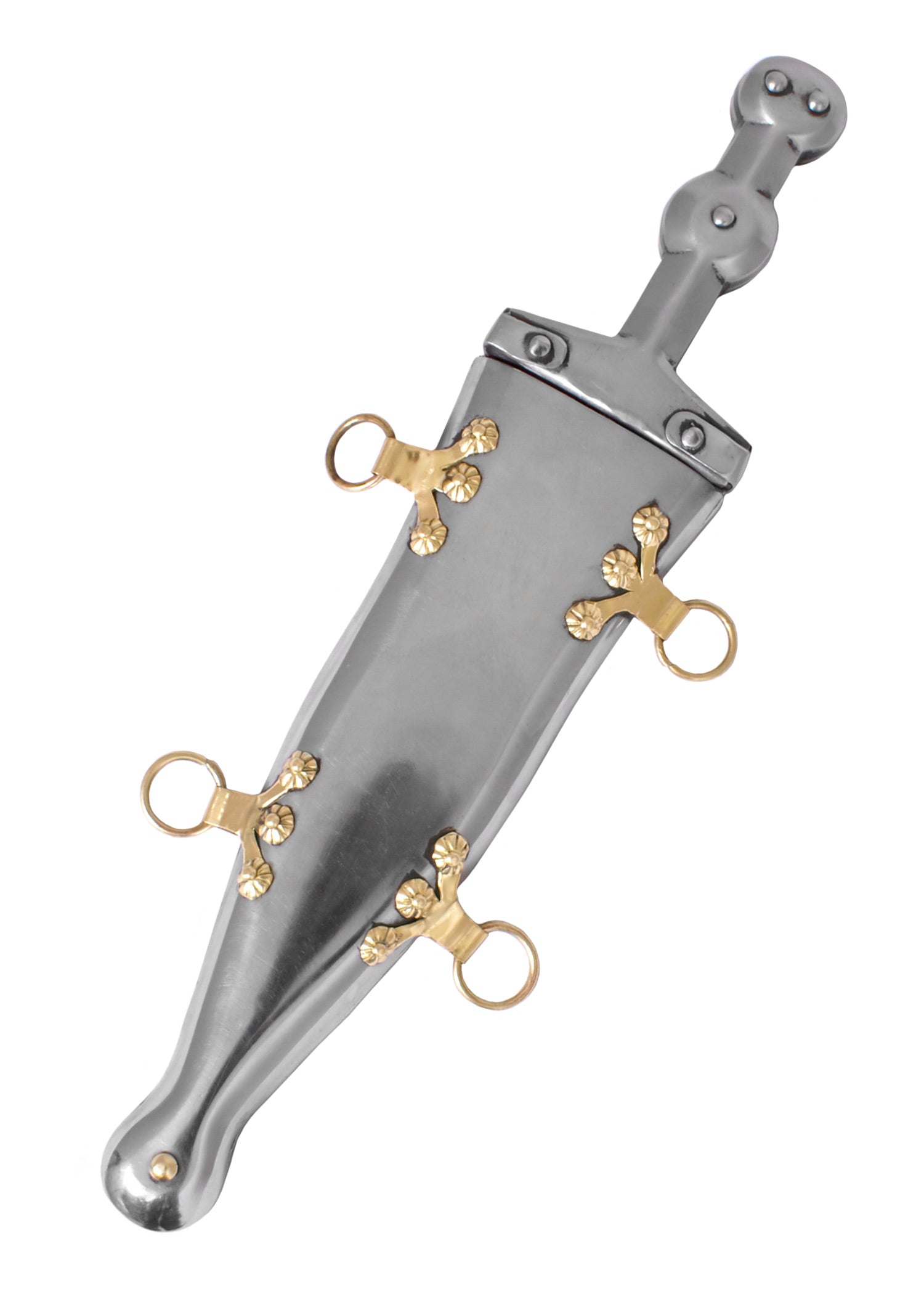 Römischer Pugio   Legionärsdolch mit Stahlscheide