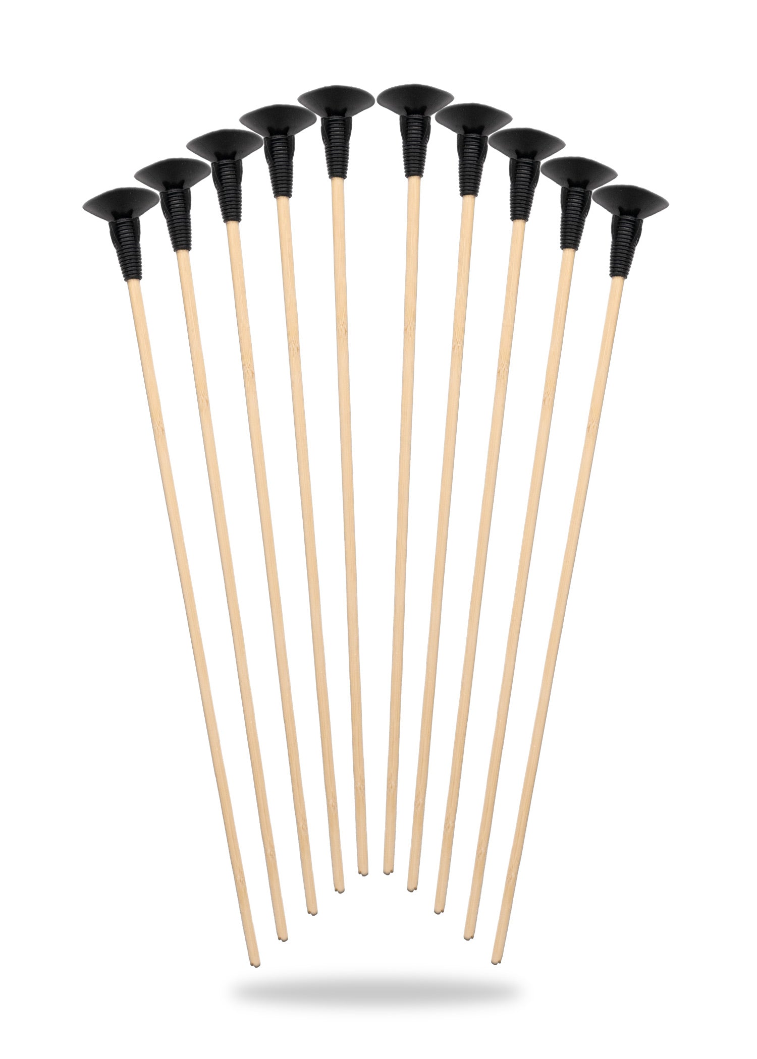 10er Set Kinder Holzpfeile mit Saugnapf   42 cm