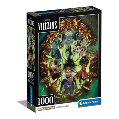 1000 teile puzzle disney 100 compact villains
