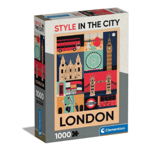 1000 teile puzzle style in the city compact london