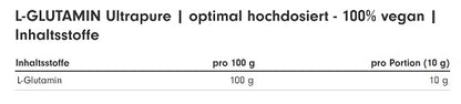profuel glutamin ultrapure 500g beutel