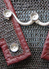14 tlg. Lorica Hamata Set Chassenard, versilbert