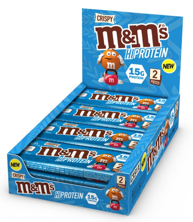 M&amp;M M und M Protein Bar 12x52g Crispy