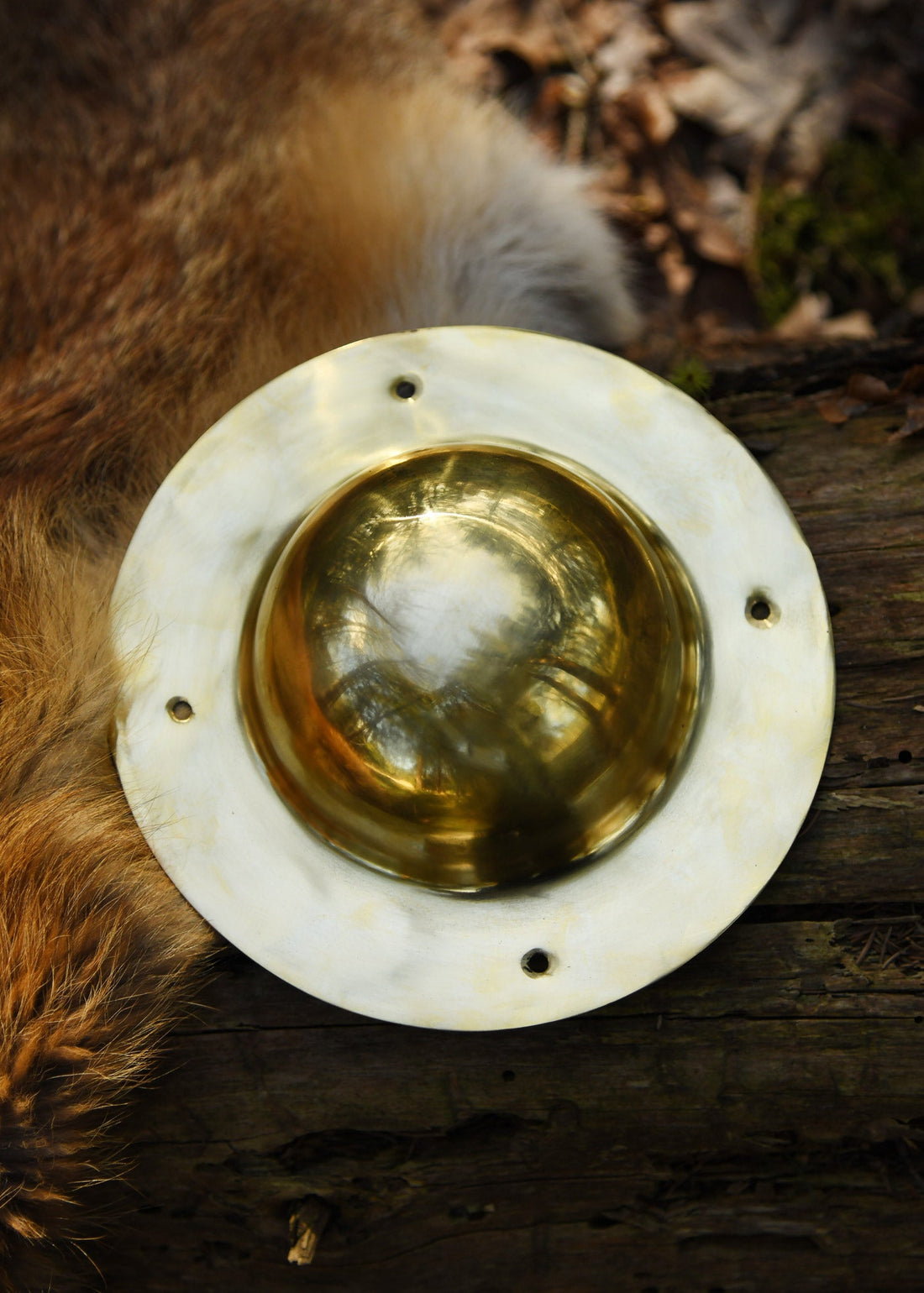 Römischer Schildbuckel aus Messing   Umbo