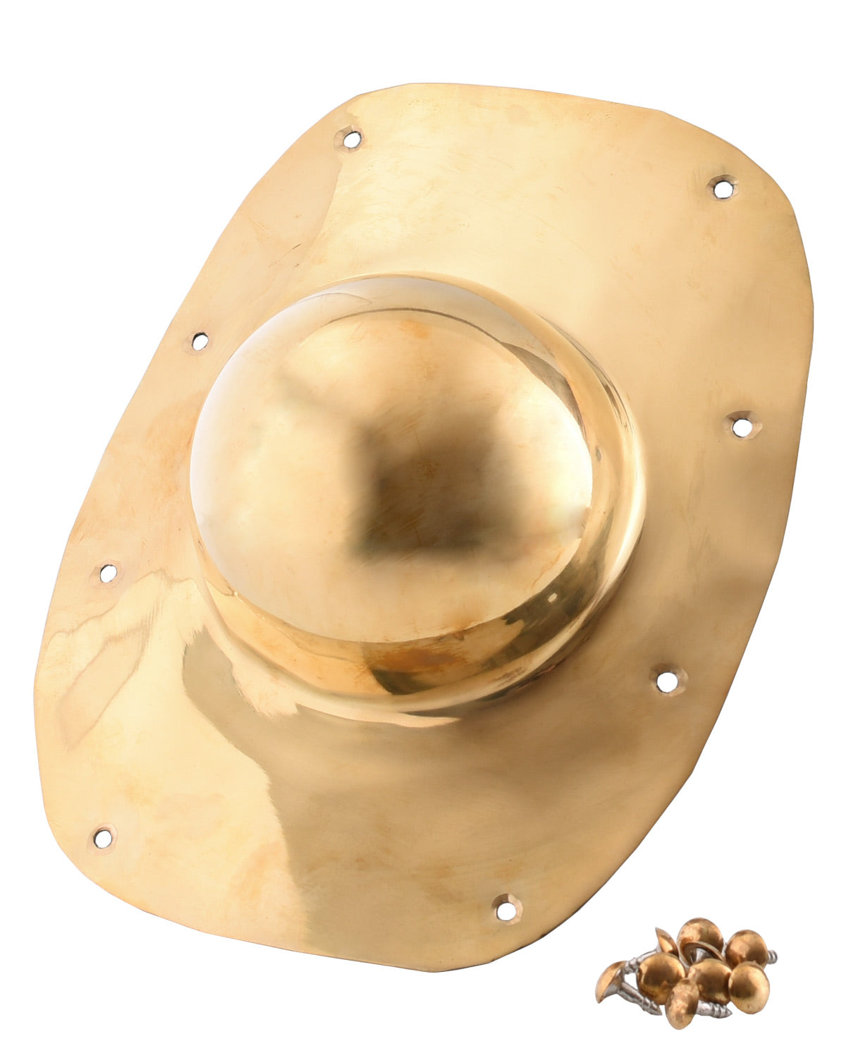 Römischer Umbo Schildbuckel aus Messing inkl. Schrauben