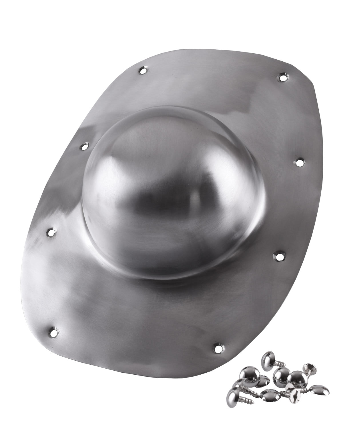 Römischer Schildbuckel Umbo aus Stahl mit Schrauben