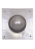 Quadratischer Umbo Schildbuckel, 1,6 mm Stahl