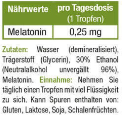 sinob melatonin tropfen 50ml 1400 tropfen