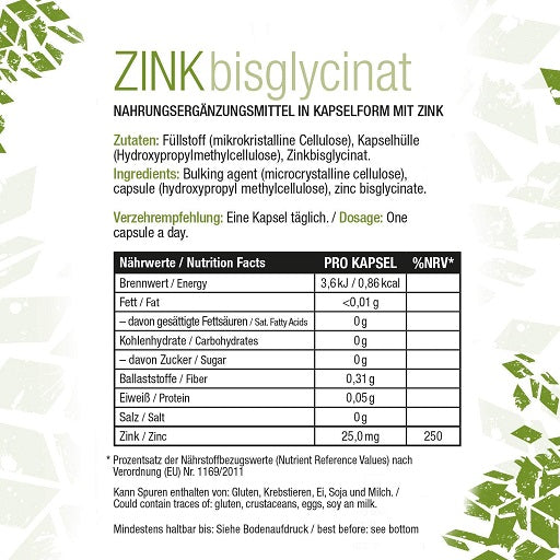 sinob zink chelapro 60 kapseln