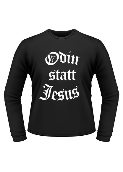Odin statt Jesus Longsleeve – Markantes Wikinger Shirt