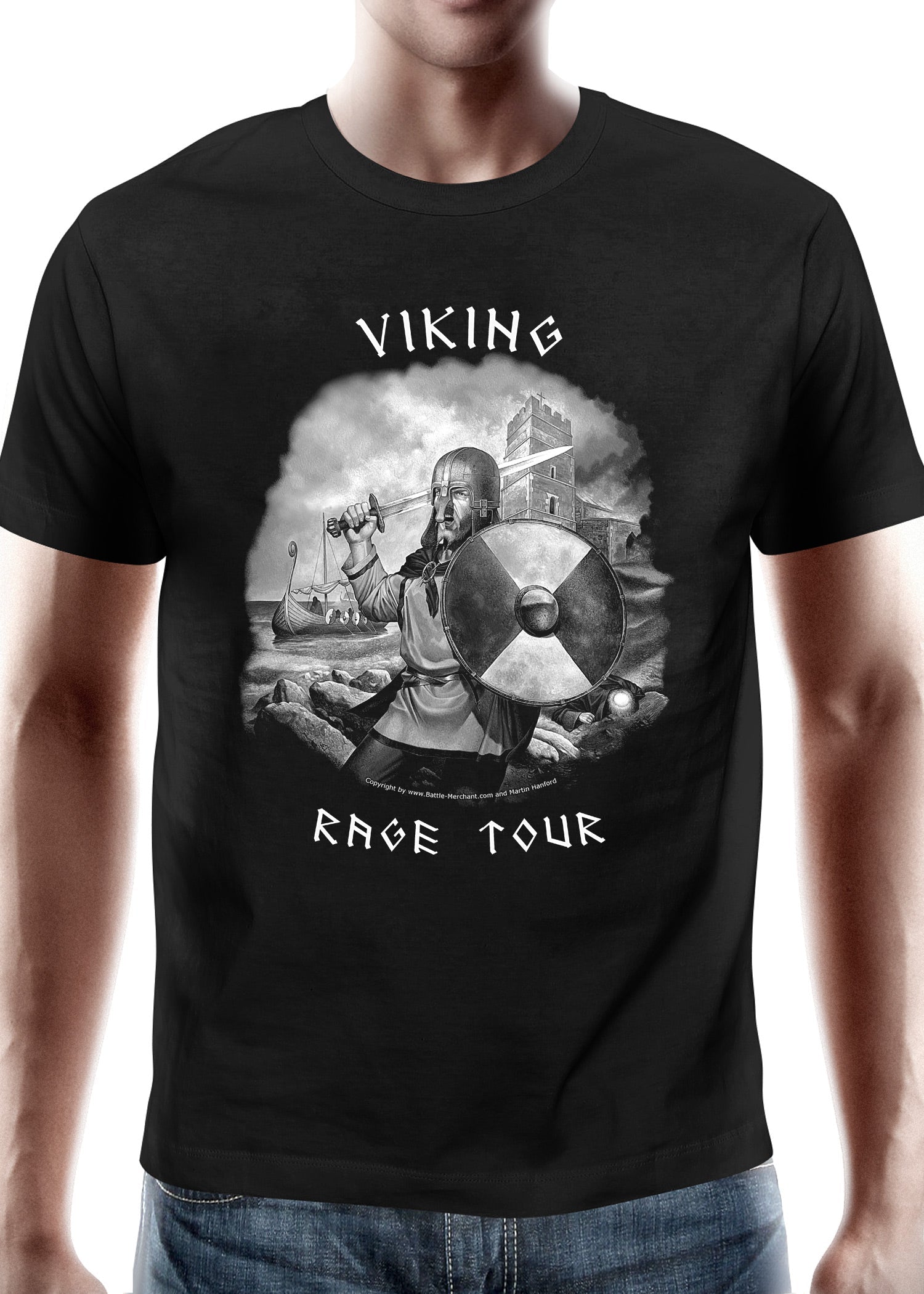 Viking Rage Tour T Shirt: Nordische Geschichte