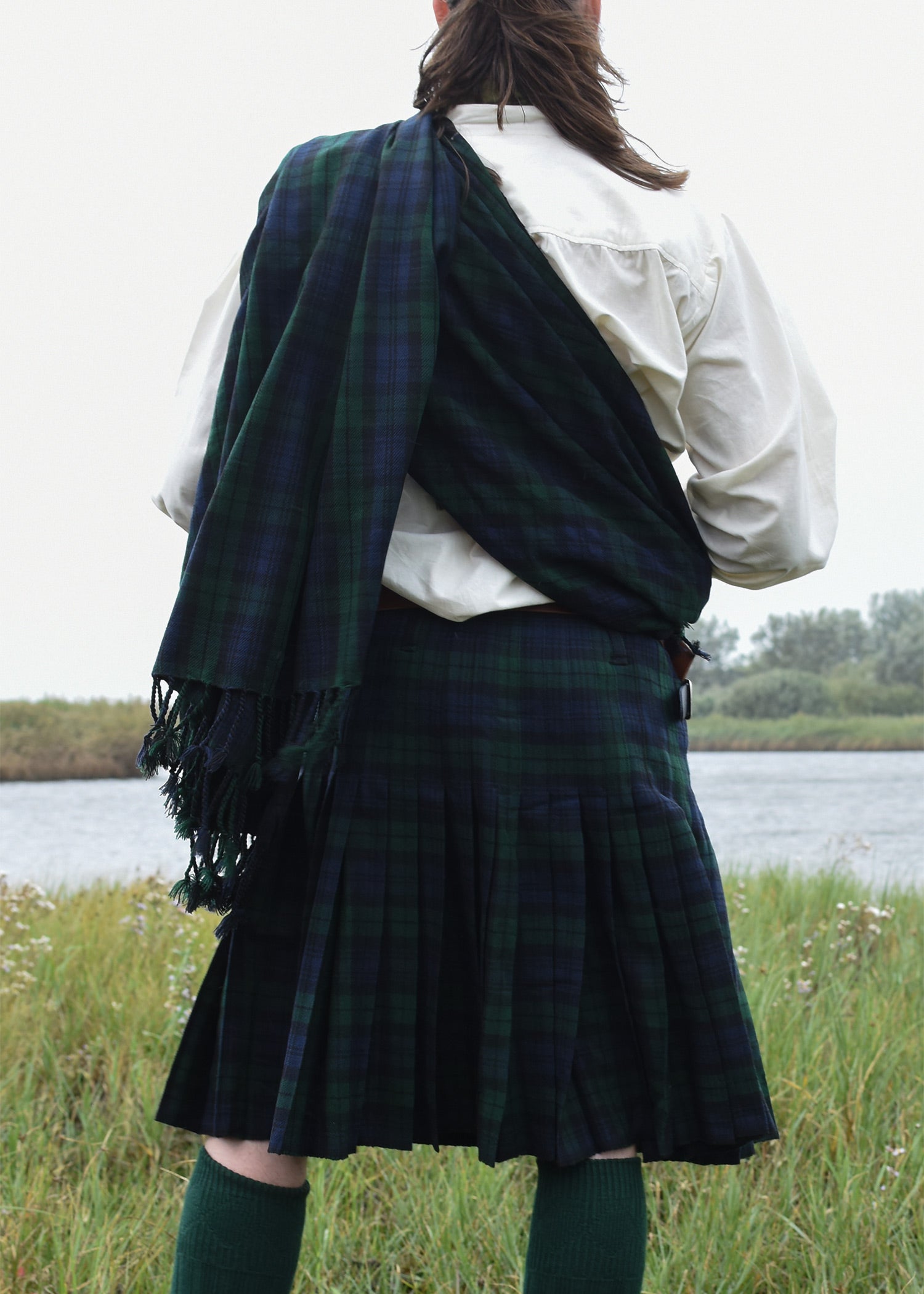 Edler 8 Yard Kilt im zeitlosen Black Watch Tartan Design