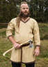 Authentische Wikinger Tunika aus Baumwolle, Beige