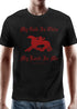 Wikinger T Shirt My God is Odin   Baumwolle