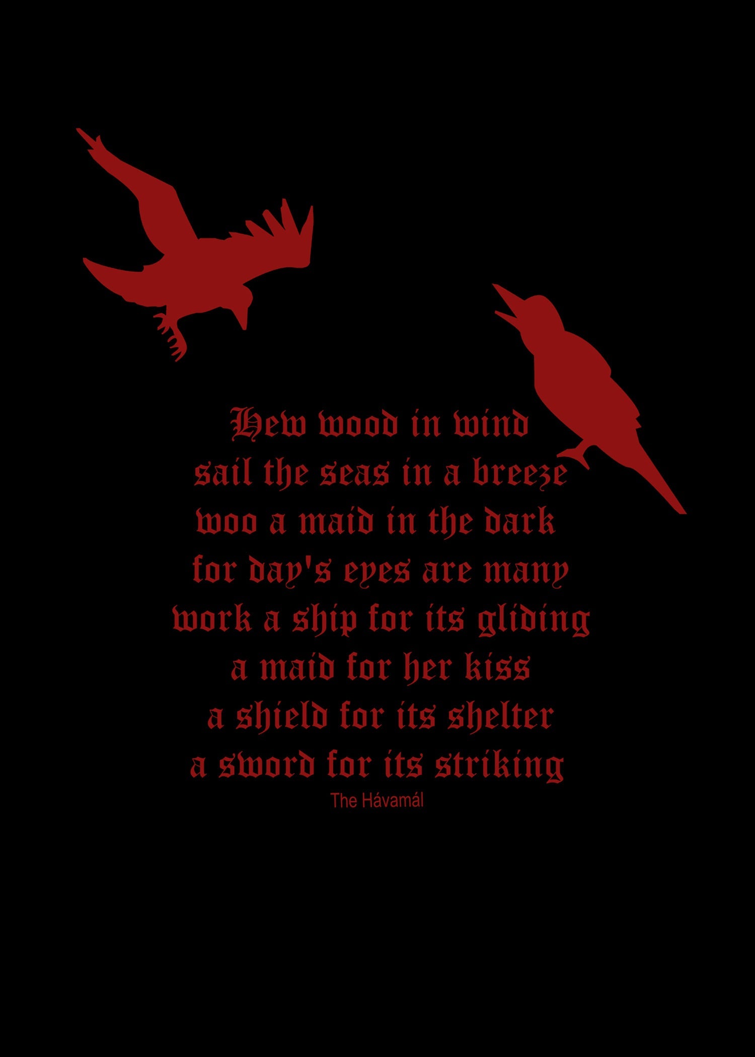 longsleeve shirt my god is odin