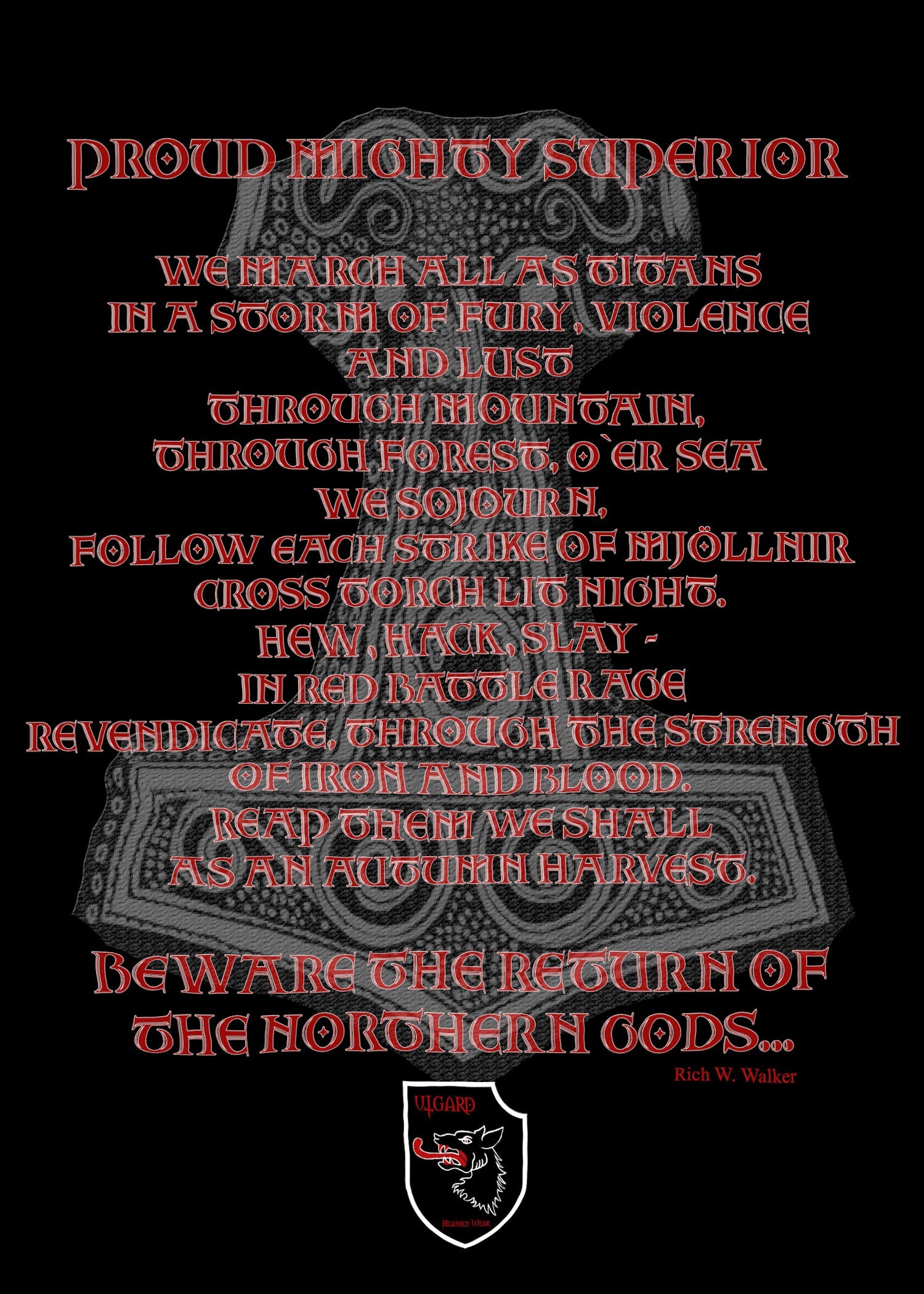 t shirt beware the return of thor