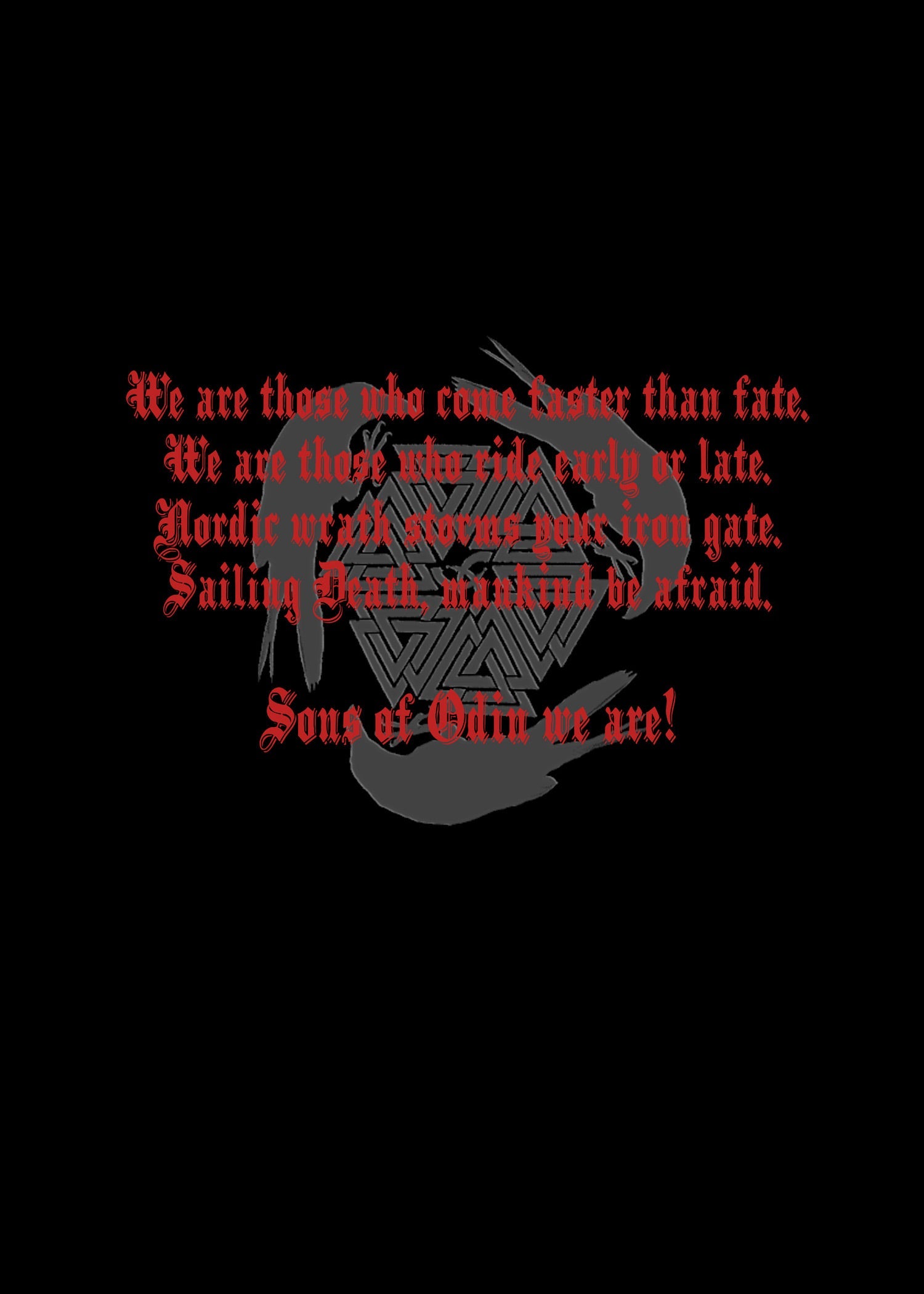 t shirt heathen death squadrons