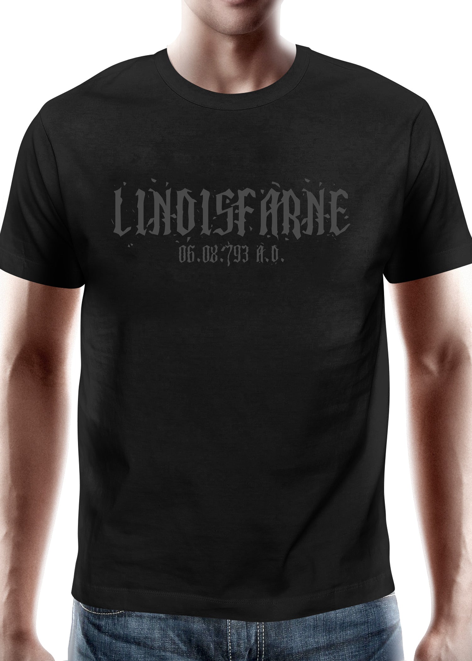 Lindisfarne Wikinger T Shirt: Historischer Überfall 793