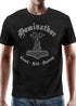 Dominathor T Shirt: Thorshammer im Schonen Stil