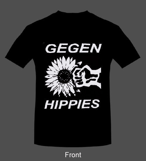 Provokantes Statement Shirt: Gegen Hippies