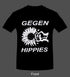 Provokantes Statement Shirt: Gegen Hippies