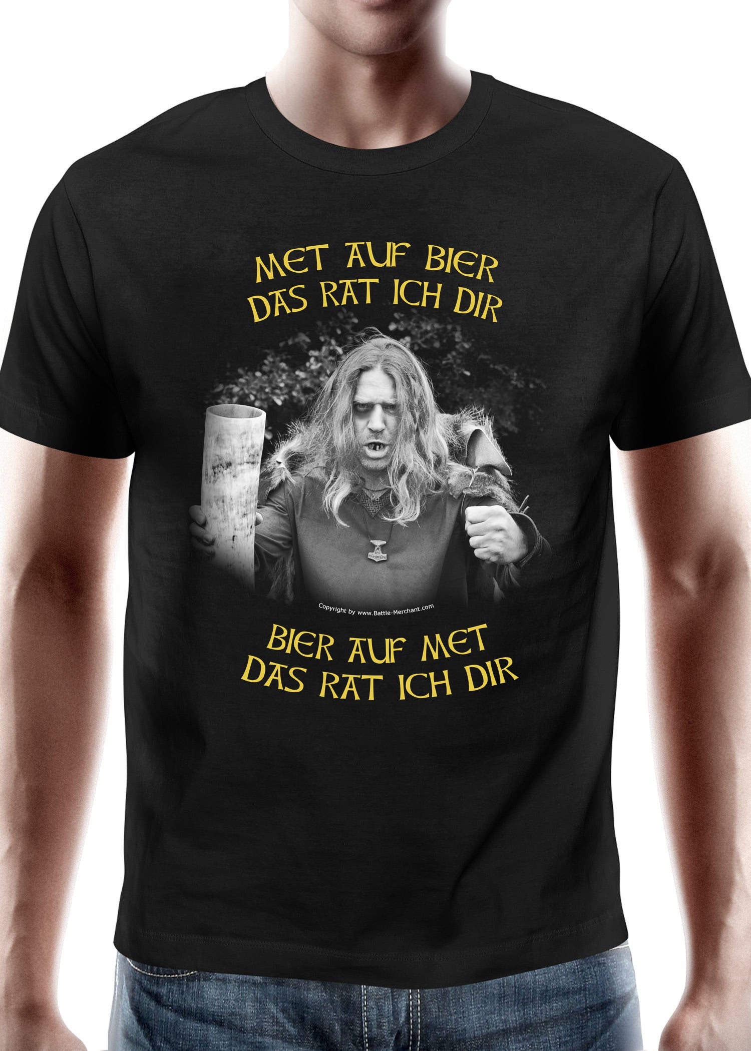 Lustiges T Shirt "Met auf Bier   das rat ich Dir"
