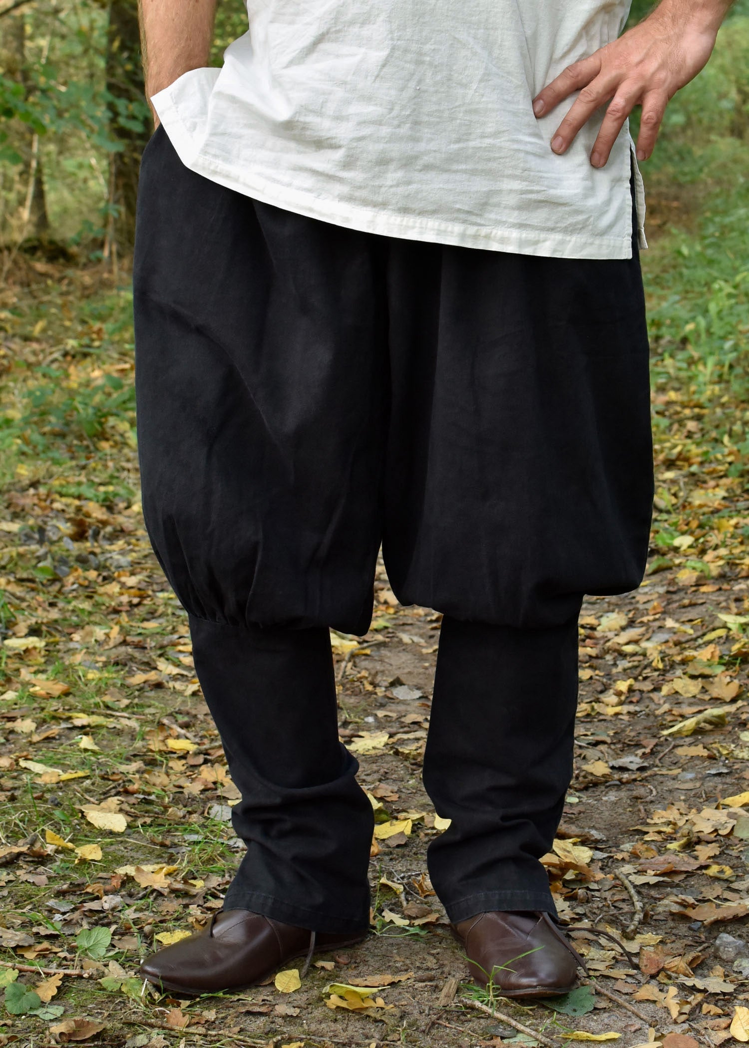 Wikinger Rushose Olaf, schwarz – Authentisch