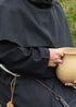 Schwarze Mönchskutte Benedikt für LARP & Reenactment