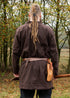 Wikinger Klappenrock Bjorn, brauner Canvas