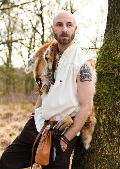 Ärmelloses Mittelalter Hemd Konstantin, Natur
