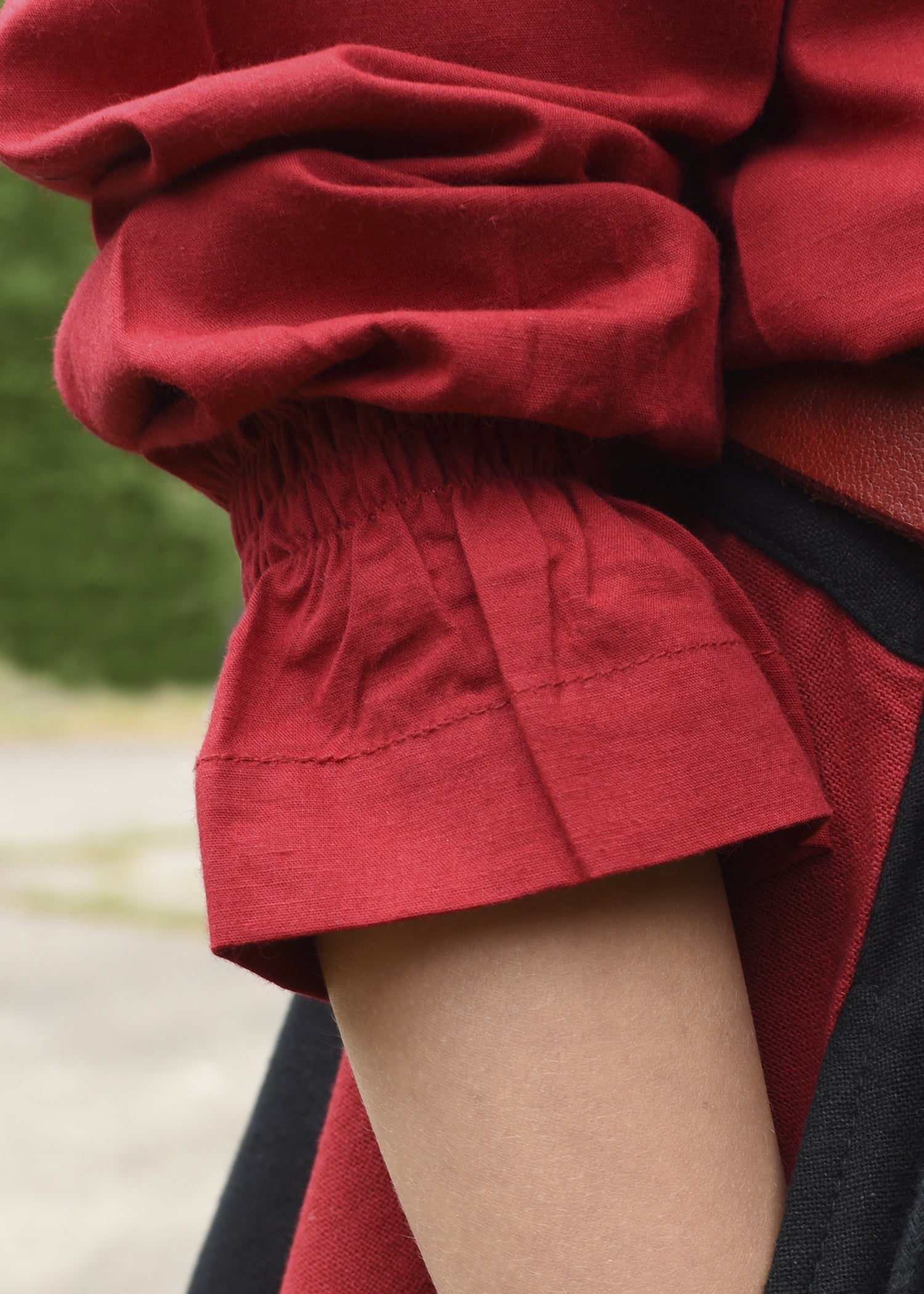 kinder mittelalter bluse helena rot