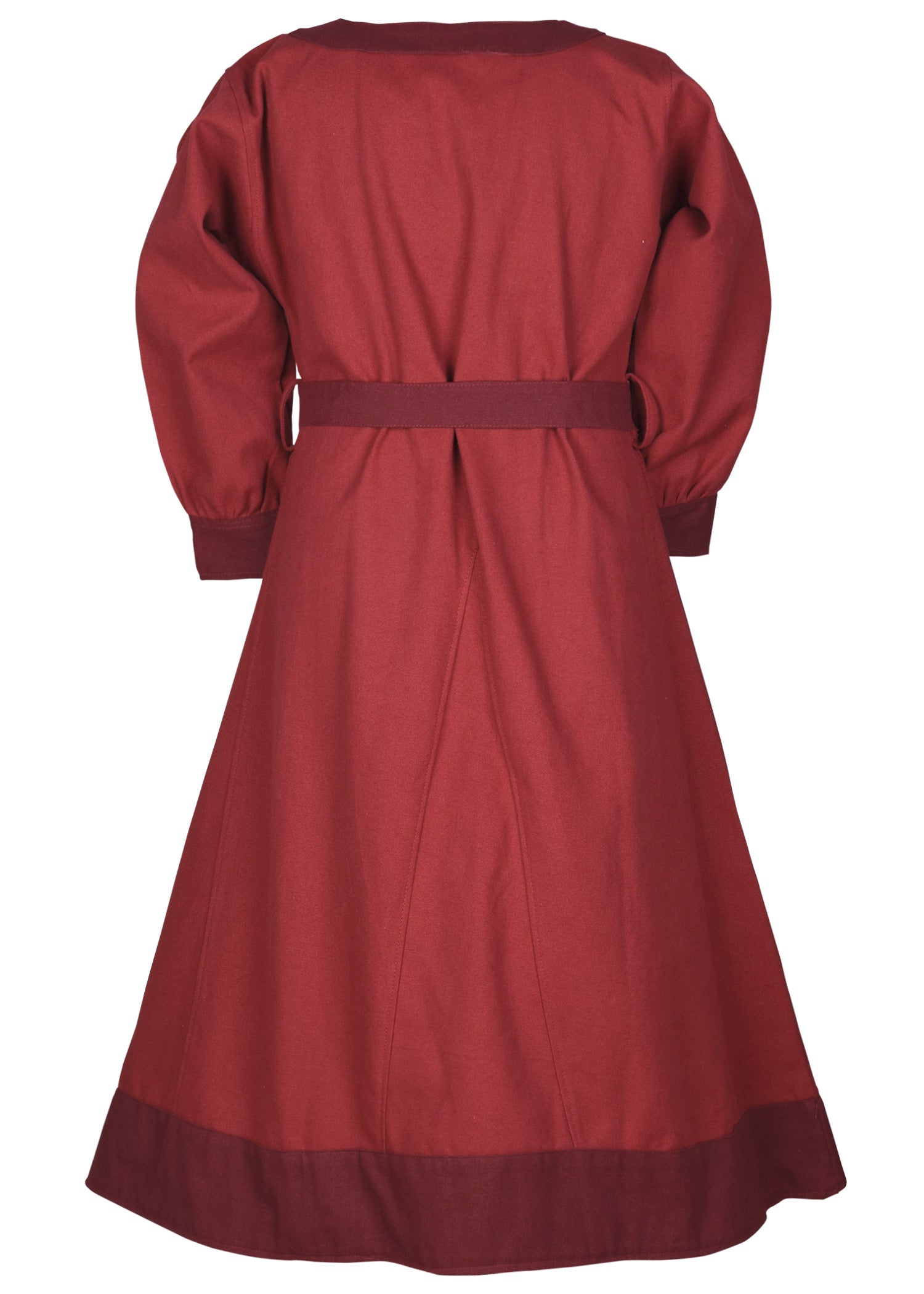 kinder wikingerkleid solveig rot weinrot