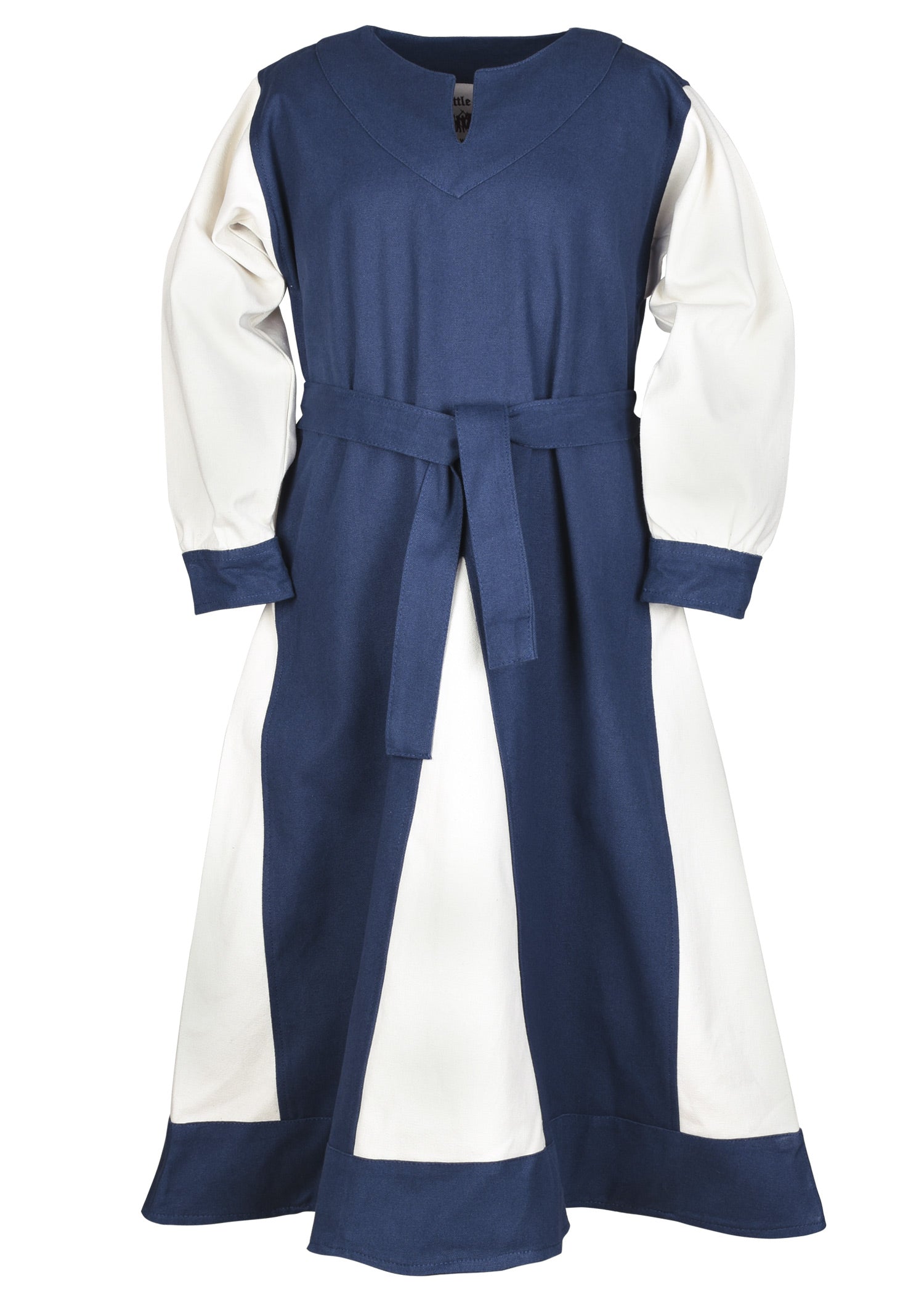 kinder wikingerkleid solveig blau natur