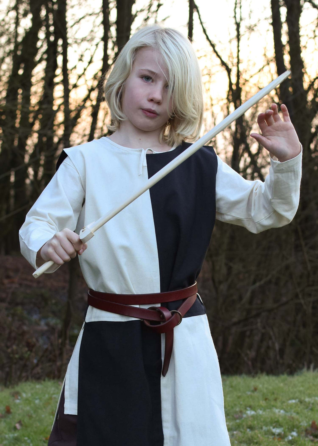 kinder waffenrock lucas mi parti natur schwarz