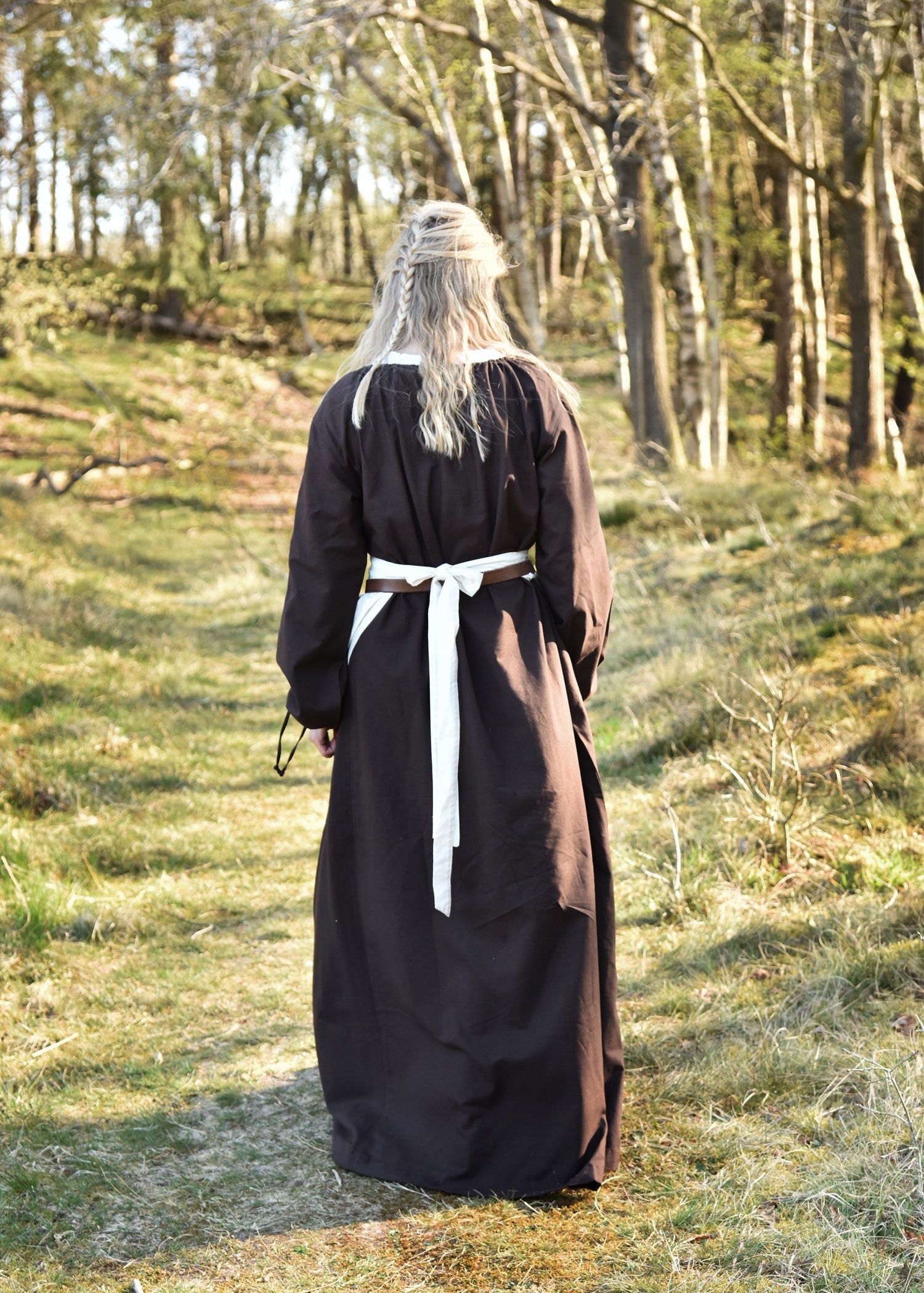 mittelalterkleid unterkleid ana braun