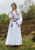 Mittelalter Unterkleid Ana, Weiß aus Baumwolle