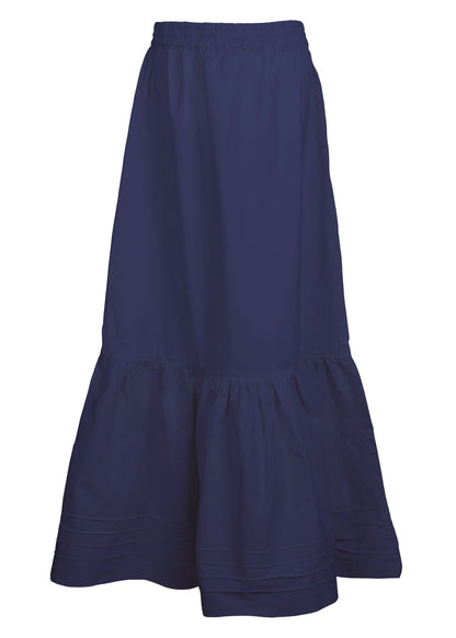 mittelalter unterrock blau