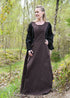 Mittelalter Surcot Andra, Braun – Höllenfenster Überkleid
