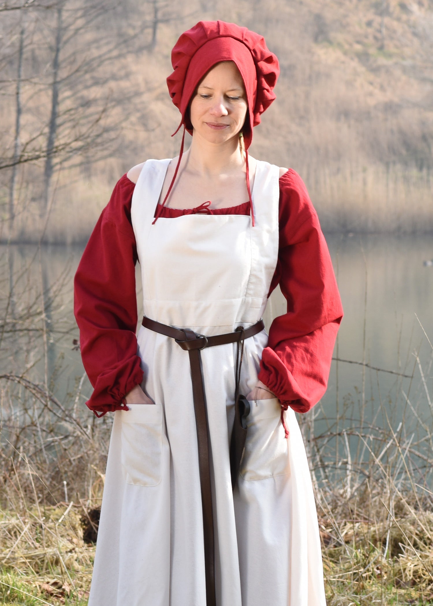 mittelalter schuerze ruth natur one size