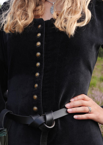 Samt-Cotehardie Isabell: Edles Mittelalterkleid