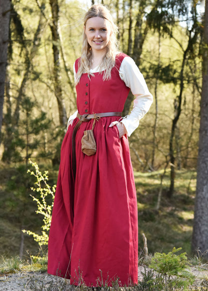 Mittelalter Trägerkleid Lene in Rot