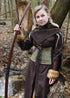 Samt Corsage Anik in Grün – Ideal für LARP & Mittelalter