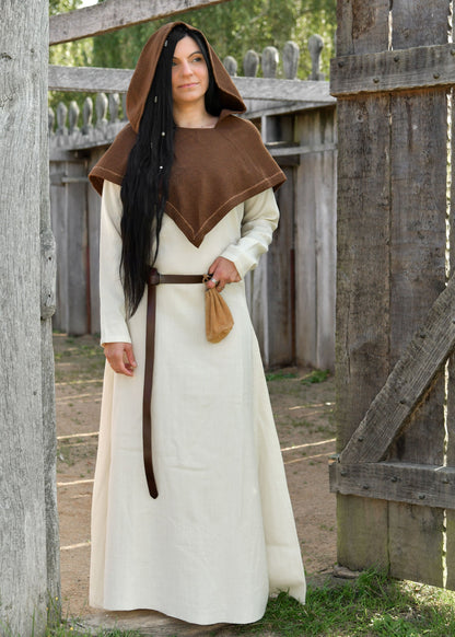 Wikinger Wollkleid Celeste - Natur