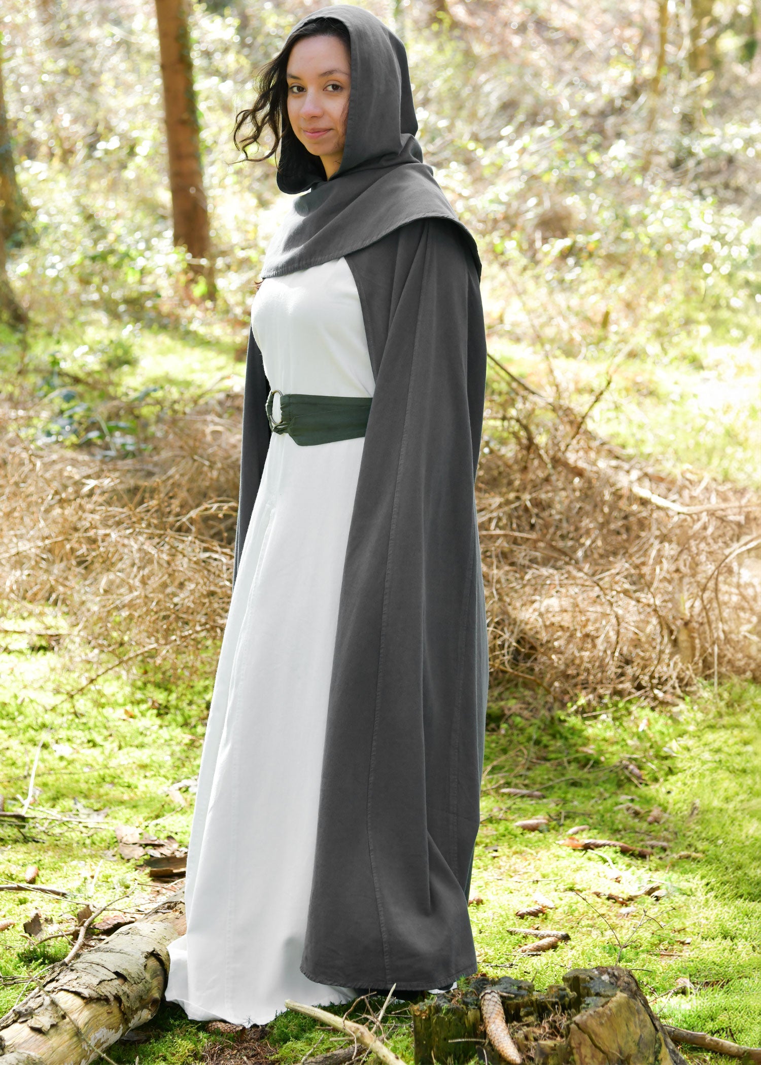 gedoppelter guertel dunkles olivgruen