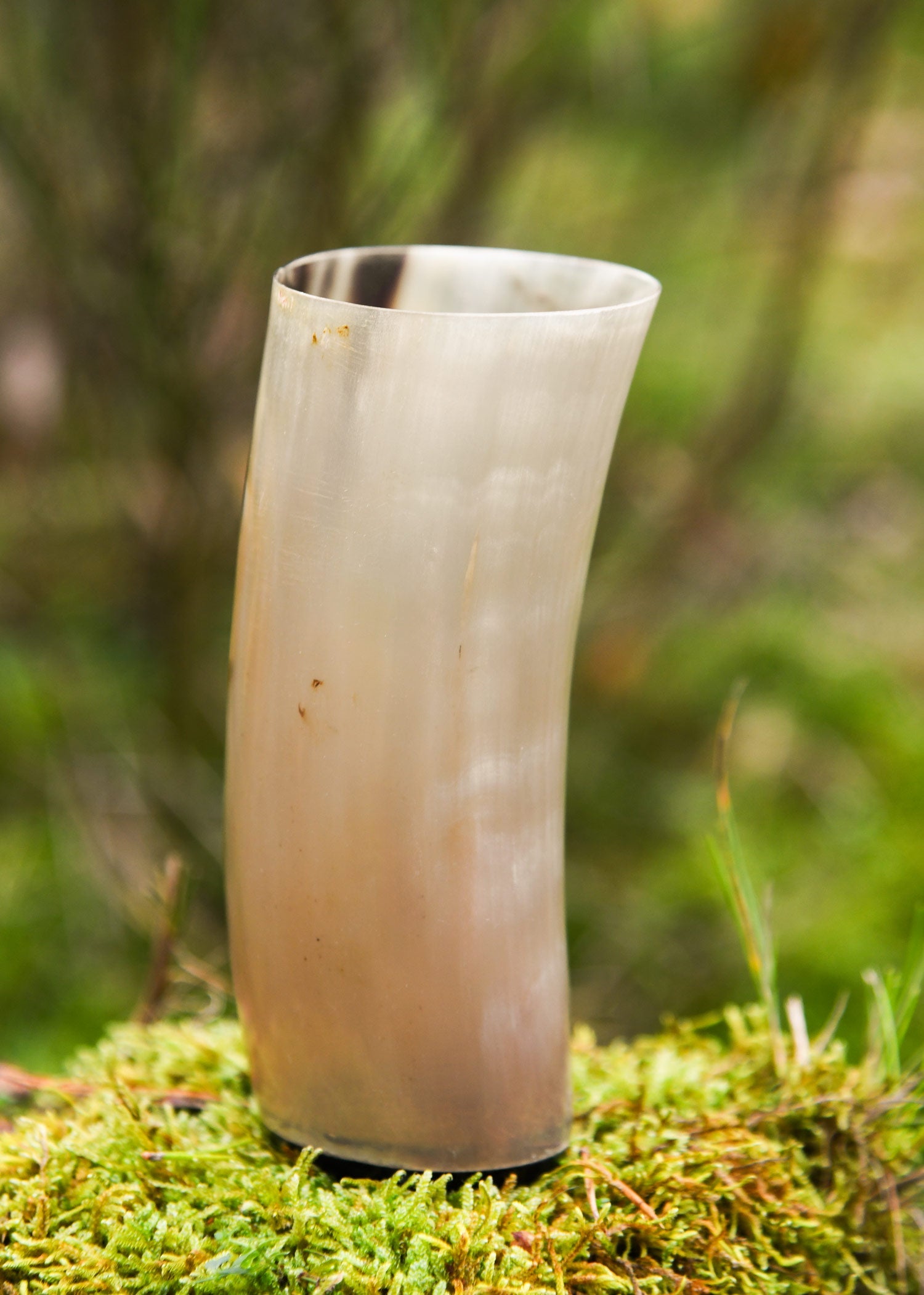 trinkbecher aus horn ohne henkel ca 200 ml